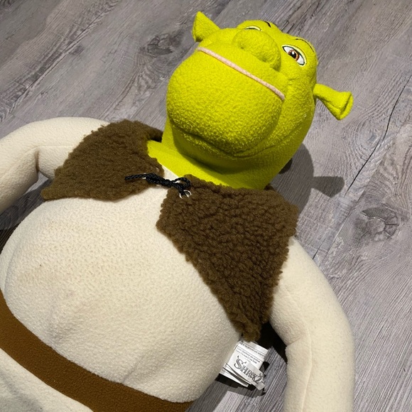 Vintage Shrek 2 Plush 2004 Collectible DreamWorks 28” Cuddle Pillow Jumbo - Picture 2 of 4